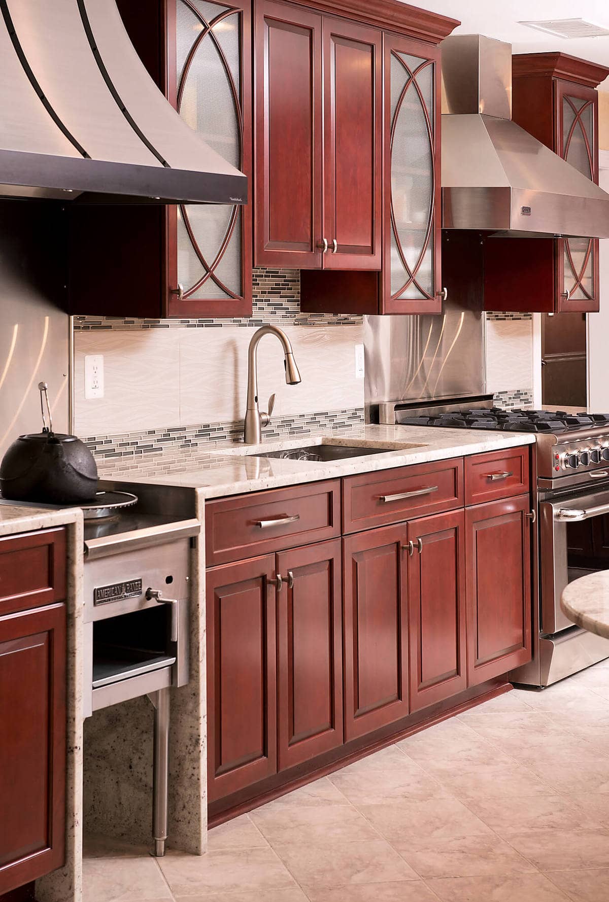 Beautiful chimney in the Kitchen 