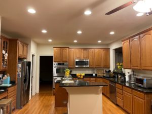 Brown color Modular Kitchen