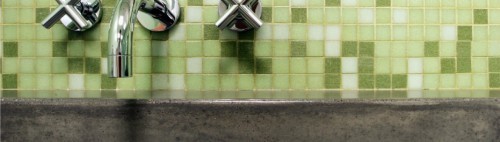  concrete countertop with built-in sink