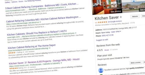 search for kitchen refacing companies